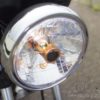 バイクのヘッドライトバルブをハロゲンからLEDに変更！かなり明るくなりました！