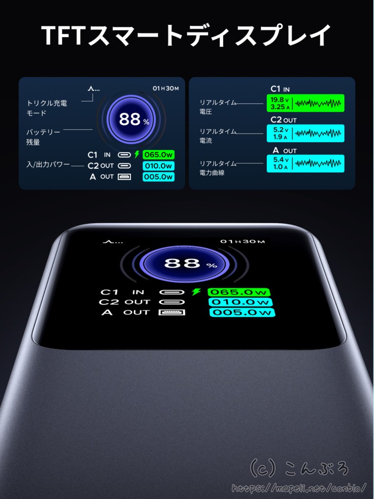 TFT液晶は切り替えが可能